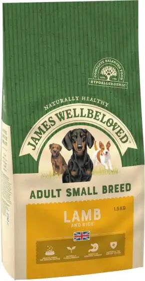 James Wellbeloved Adult Small Breed Dry Lamb & Rice