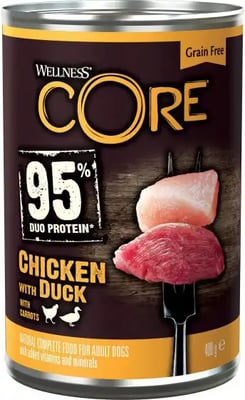 Wellness Core 95% Chicken & Duck With Carrots