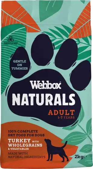 Webbox Natural Dry Complete Adult Turkey With Wholegrains & Vegetables