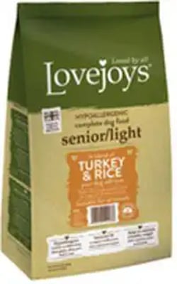 Lovejoys Original Dry Senior / Light Turkey & Rice