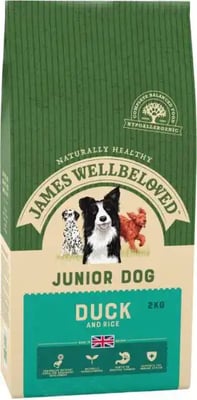 James Wellbeloved Junior Dry Duck And Rice James Wellbeloved Junior Dry Duck And Rice