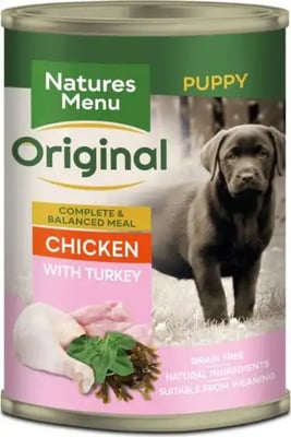 Natures Menu Original Cans Puppy Chicken With Turkey