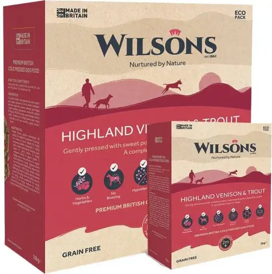 Wilsons Premium Cold Pressed Highland Venison & Trout