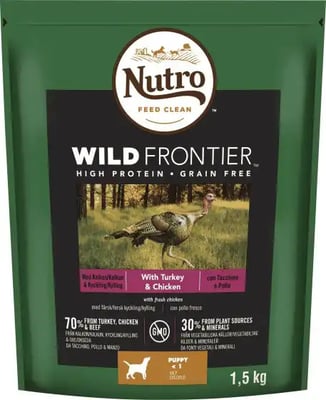 Nutro Wild Frontier Dry Puppy With Turkey & Chicken