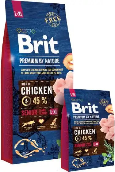 Brit Premium By Nature Senior L+XL Chicken