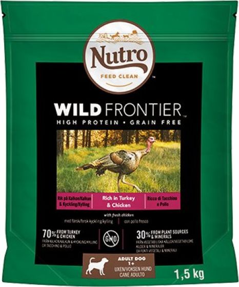 Nutro Wild Frontier Dry Adult Rich In Turkey & Chicken Nutro Wild Frontier Dry Adult Rich In Turkey & Chicken