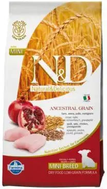 Farmina Natural & Delicious Ancestral Grain Puppy Mini Chicken & Pomegranate