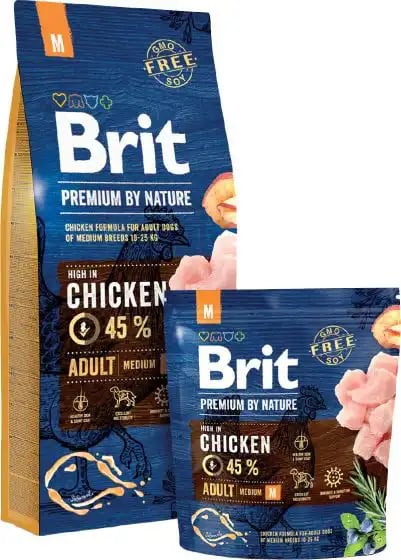 Brit Premium By Nature Adult M Chicken