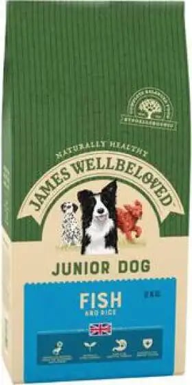 James Wellbeloved Junior Dry Fish And Rice