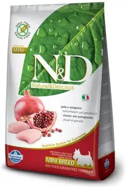 Farmina Natural & Delicious Adult Mini Chicken & Pomegranate Farmina Natural & Delicious Adult Mini Chicken & Pomegranate