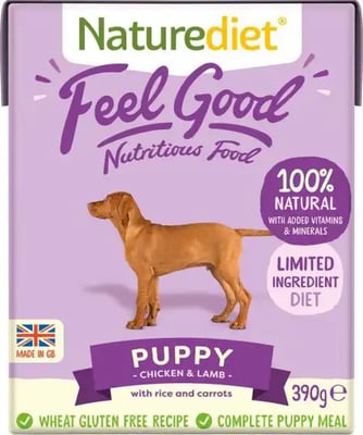 Naturediet Feel Good Puppy Chicken & Lamb Naturediet Feel Good Puppy Chicken & Lamb