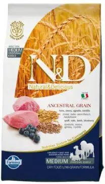 Farmina Natural & Delicious Ancestral Grain Adult Medium Lamb & Blueberry Farmina Natural & Delicious Ancestral Grain Adult Medium Lamb & Blueberry