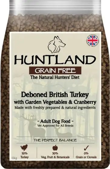 Huntland Grain Free Adult Deboned British Turkey Huntland Grain Free Adult Deboned British Turkey