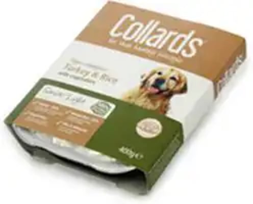 Collards Wet Dog Food Senior/Light Turkey & Rice