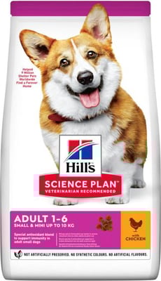 Hill's Science Plan Adult 1-6 Small & Mini with Chicken With Chicken Hill's Science Plan Adult 1-6 Small & Mini with Chicken With Chicken