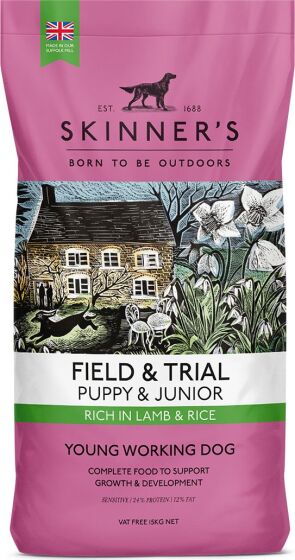 Skinner's Field & Trial Puppy & Junior Rich In Lamb & Rice Skinner's Field & Trial Puppy & Junior Rich In Lamb & Rice