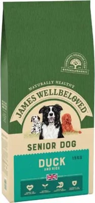 James Wellbeloved Senior Dry Duck & Rice