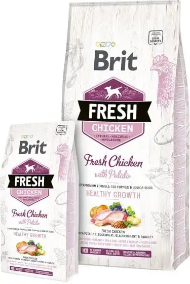 Brit Fresh Puppy Healthy Growth Fresh Chicken With Potato