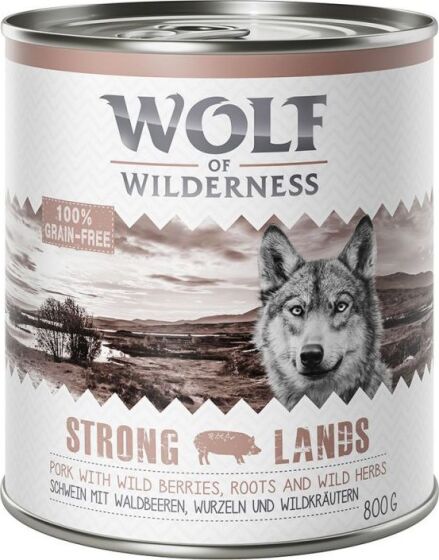 Wolf Of Wilderness Classic Tins Adult Strong Lands