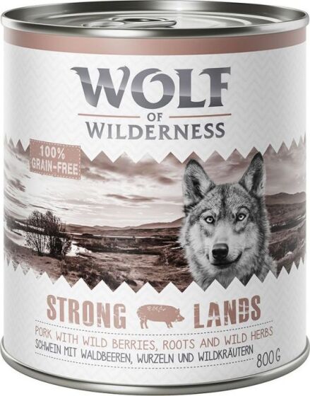 Wolf Of Wilderness Classic Tins Adult Strong Lands Wolf Of Wilderness Classic Tins Adult Strong Lands