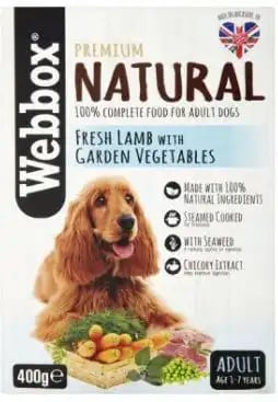 Webbox Natural Tray Adult Fresh Lamb With Garden Vegetables Webbox Natural Tray Adult Fresh Lamb With Garden Vegetables