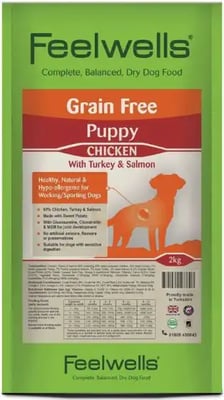 Feelwells Grain Free Puppy Chicken With Turkey & Salmon Feelwells Grain Free Puppy Chicken With Turkey & Salmon
