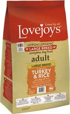 Lovejoys Original Dry Large Breed Adult Turkey & Rice