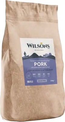 Wilsons Working Dog Cold Pressed Pork