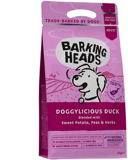 Barking Heads Adult Grain Free Dry Food Doggylicious Duck