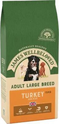 James Wellbeloved Adult Large Breed Dry Turkey & Rice
