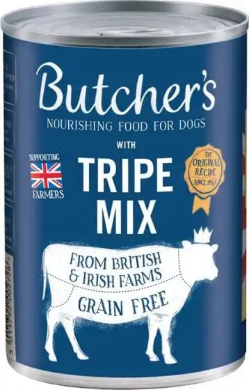 Butcher's Tripe Mix (blue label) Tripe Mix Butcher's Tripe Mix (blue label) Tripe Mix