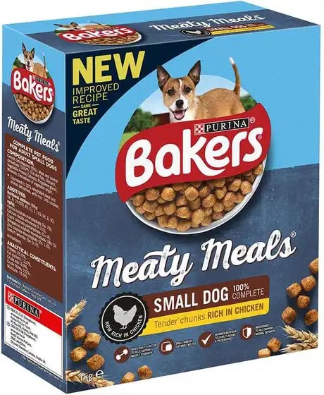 Bakers Meaty Meals Small Dog Rich In Chicken