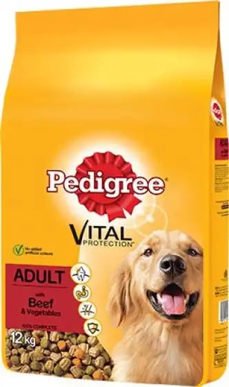 Pedigree Adult Dry With Beef & Vegetables