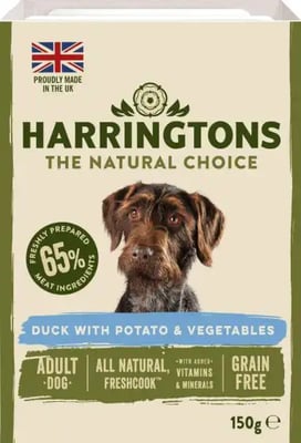 Harringtons Adult Wet Duck & Potato With Vegetables Harringtons Adult Wet Duck & Potato With Vegetables