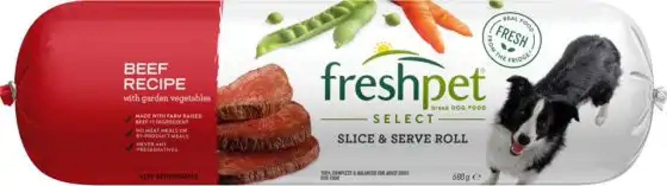 Freshpet Select Rolls Beef Recipe