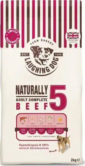 Laughing Dog Naturally 5 Adult Complete Beef Laughing Dog Naturally 5 Adult Complete Beef