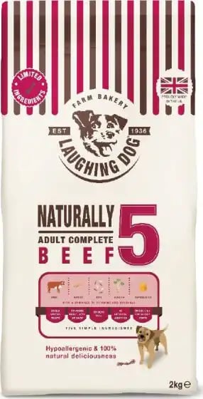 Laughing Dog Naturally 5 Adult Complete Beef