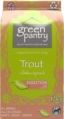 Green Pantry Digestion Trout With Lentils & Spinach Green Pantry Digestion Trout With Lentils & Spinach