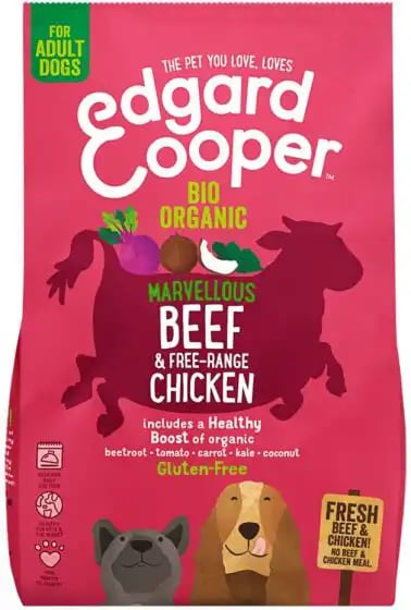 Edgard & Cooper Adult Bio-Organic Kibble Beef & Free-range Chicken Edgard & Cooper Adult Bio-Organic Kibble Beef & Free-range Chicken