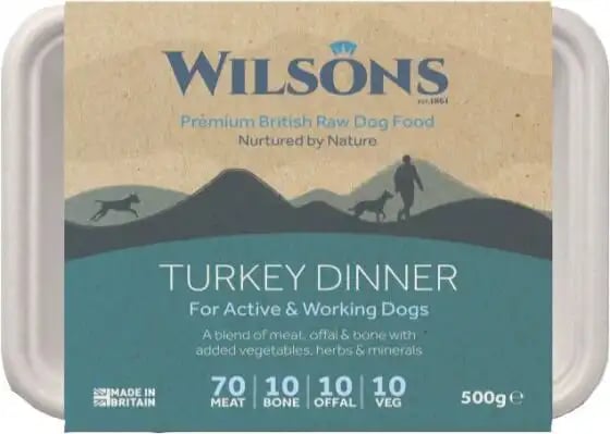 Wilsons Premium Raw Frozen Turkey Dinner
