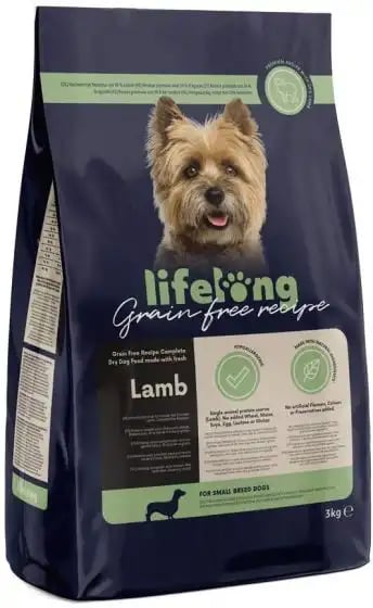 Lifelong Dry Adult Grain Free For Small Breeds Lamb