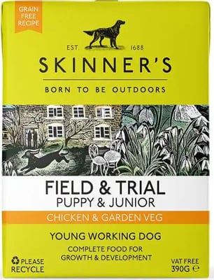 Skinner's Field & Trial Wet Foods Puppy Chicken & Garden Veg
