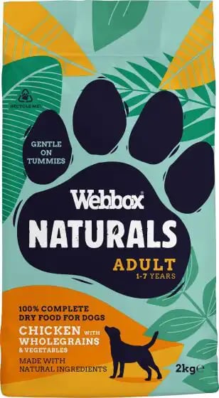 Webbox Natural Dry Complete Adult Chicken With Wholegrains & Vegetables