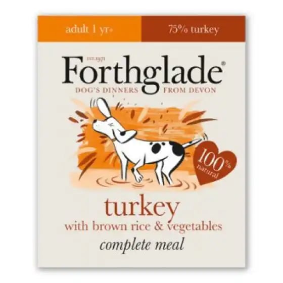 Forthglade Complete Meal with Brown Rice Adult Turkey