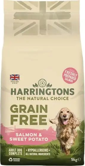 Harringtons Grain Free Dry Salmon & Sweet Potato