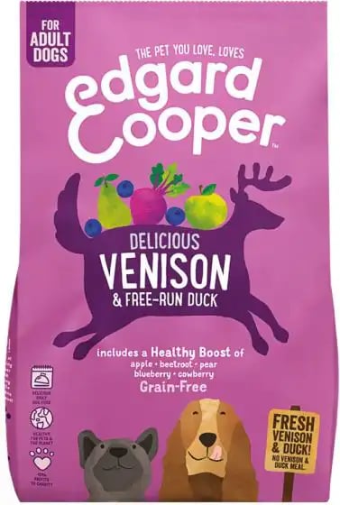 Edgard & Cooper Adult Kibble Venison & Free-run Duck