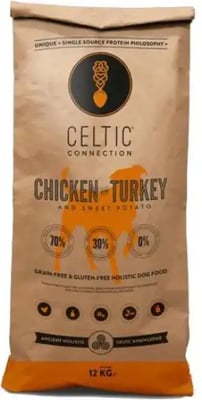 Celtic Connection Holistic Dog Food Chicken With Turkey & Sweet Potato Celtic Connection Holistic Dog Food Chicken With Turkey & Sweet Potato