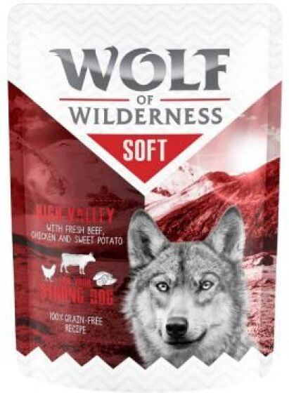 Wolf Of Wilderness Soft Pouches Adult High Valley Wolf Of Wilderness Soft Pouches Adult High Valley