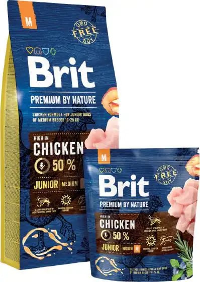 Brit Premium By Nature Junior M Chicken