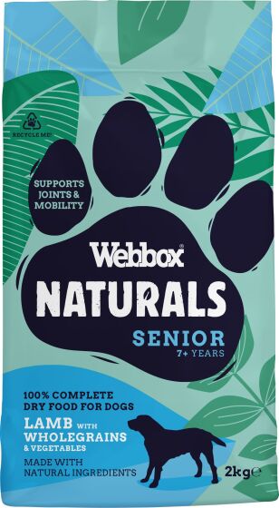 Webbox Natural Dry Complete Senior Lamb With Wholegrains & Vegetables